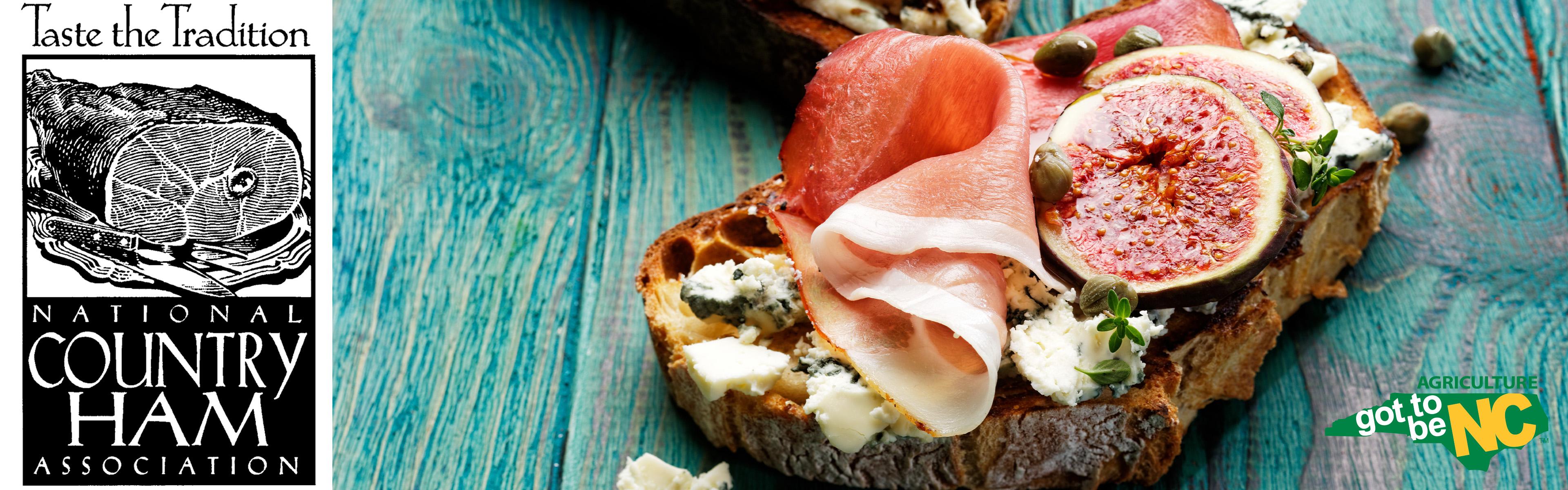 country ham toast