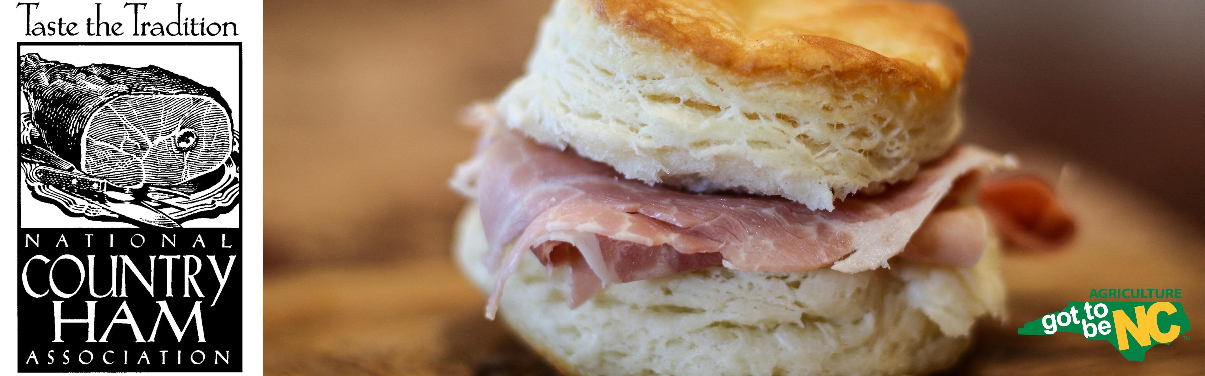 country ham biscuit