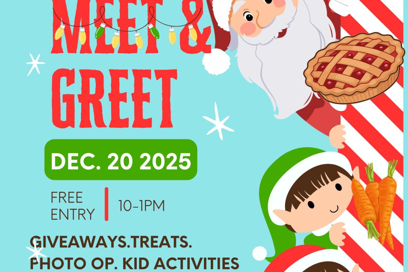 Santa Meet and Greet on December 20th