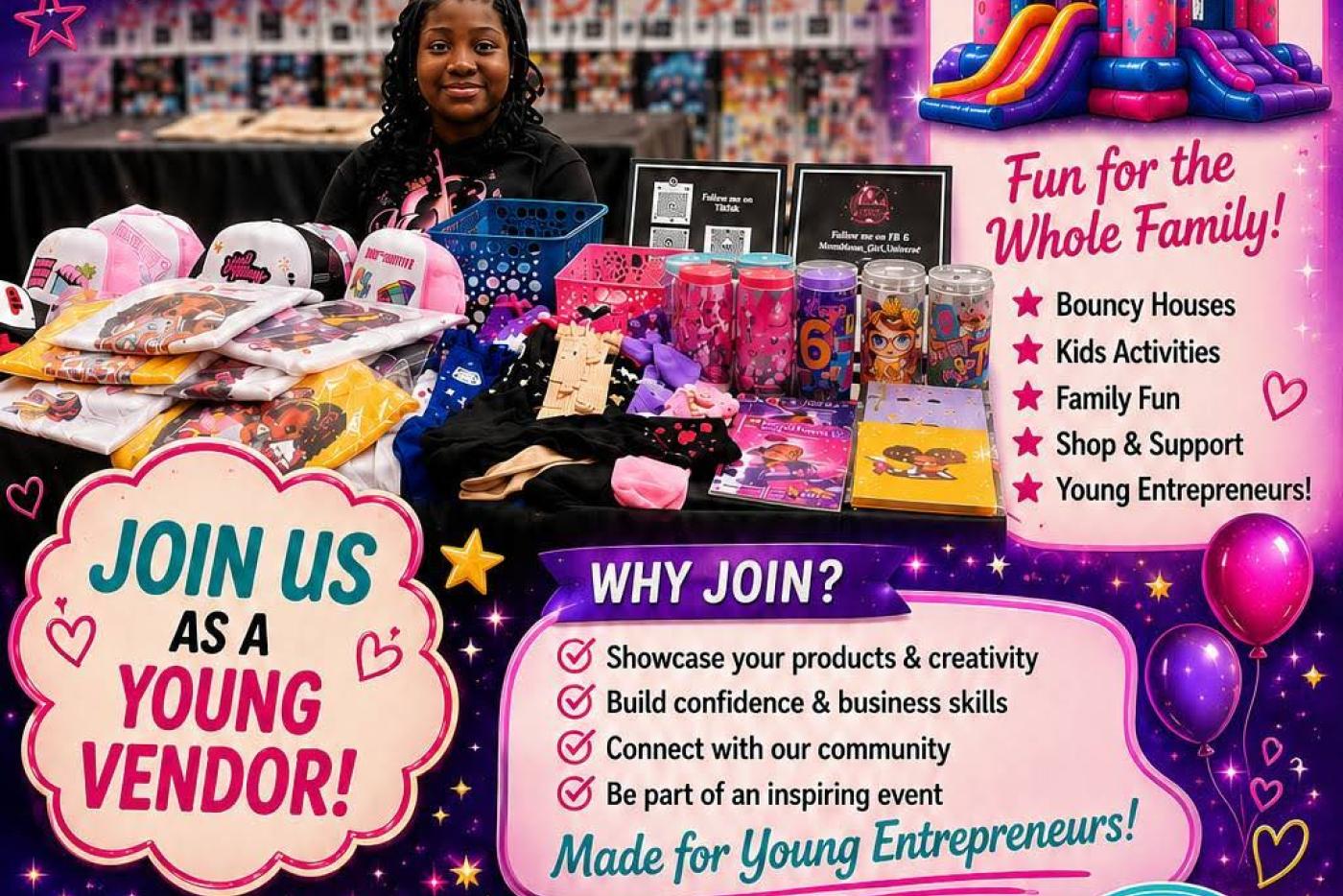 Flyer for Moon Moon's Acton Children's Business Fair
