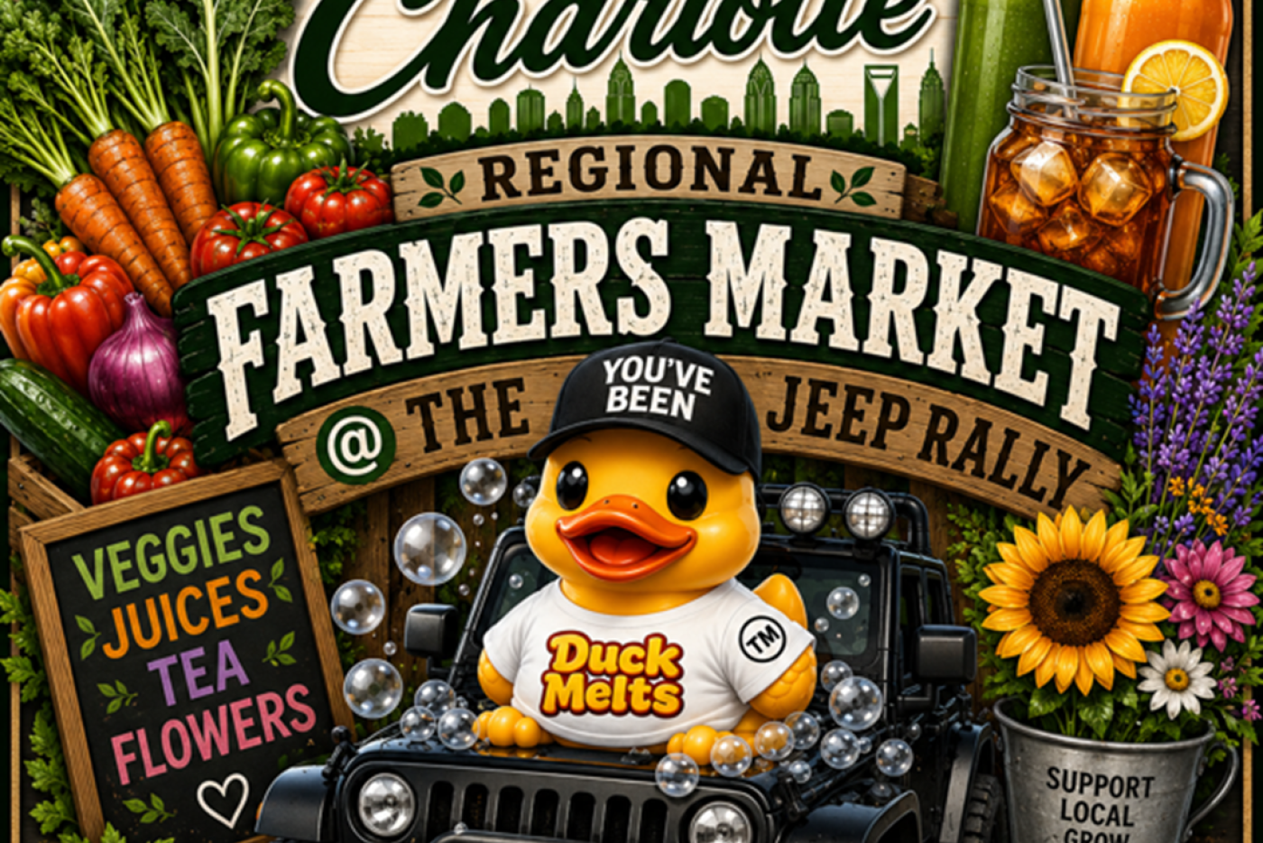 Explore More at the Charlotte Regional Farmers Market Jeep Rally