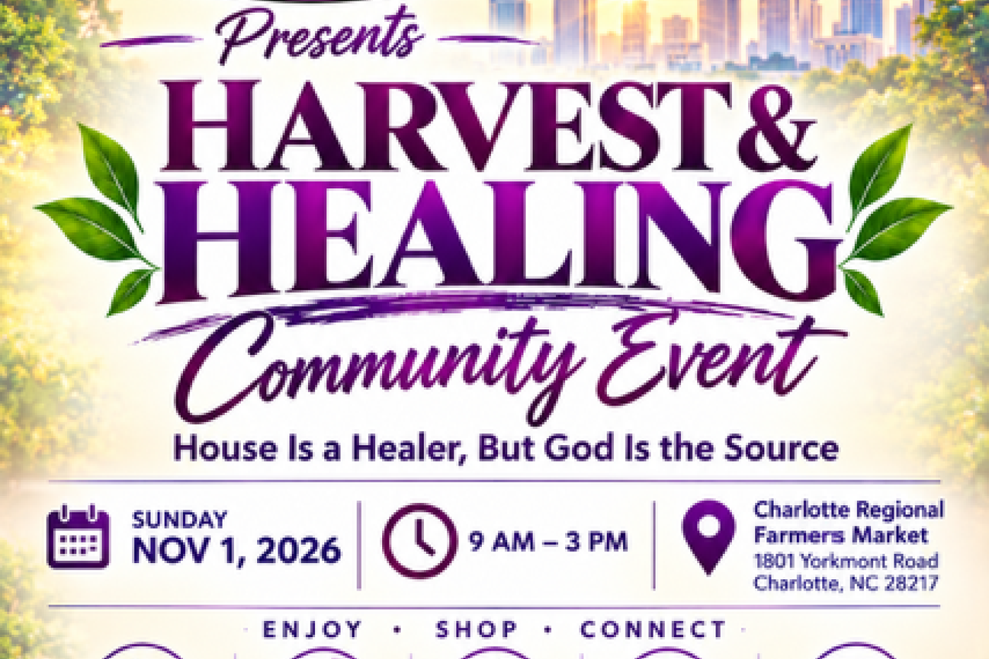 Harvest and Healing Community Event