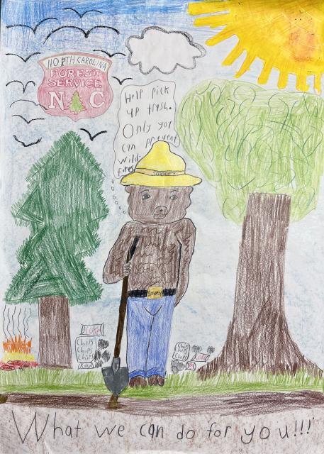 Poster artwork created by Mason from Emereau in Bladen County