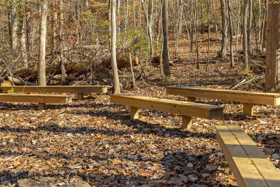 Outdoor class seating at MIESF