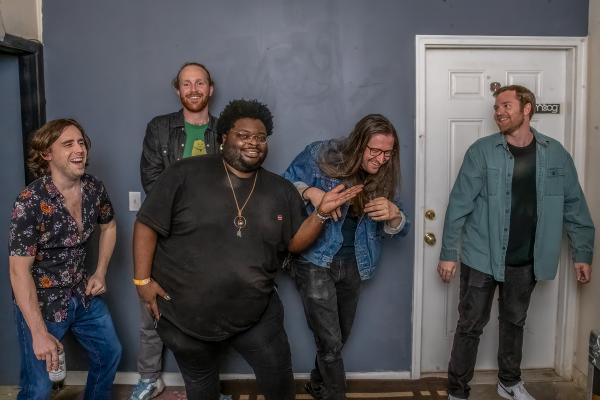 Group of friends laughing 