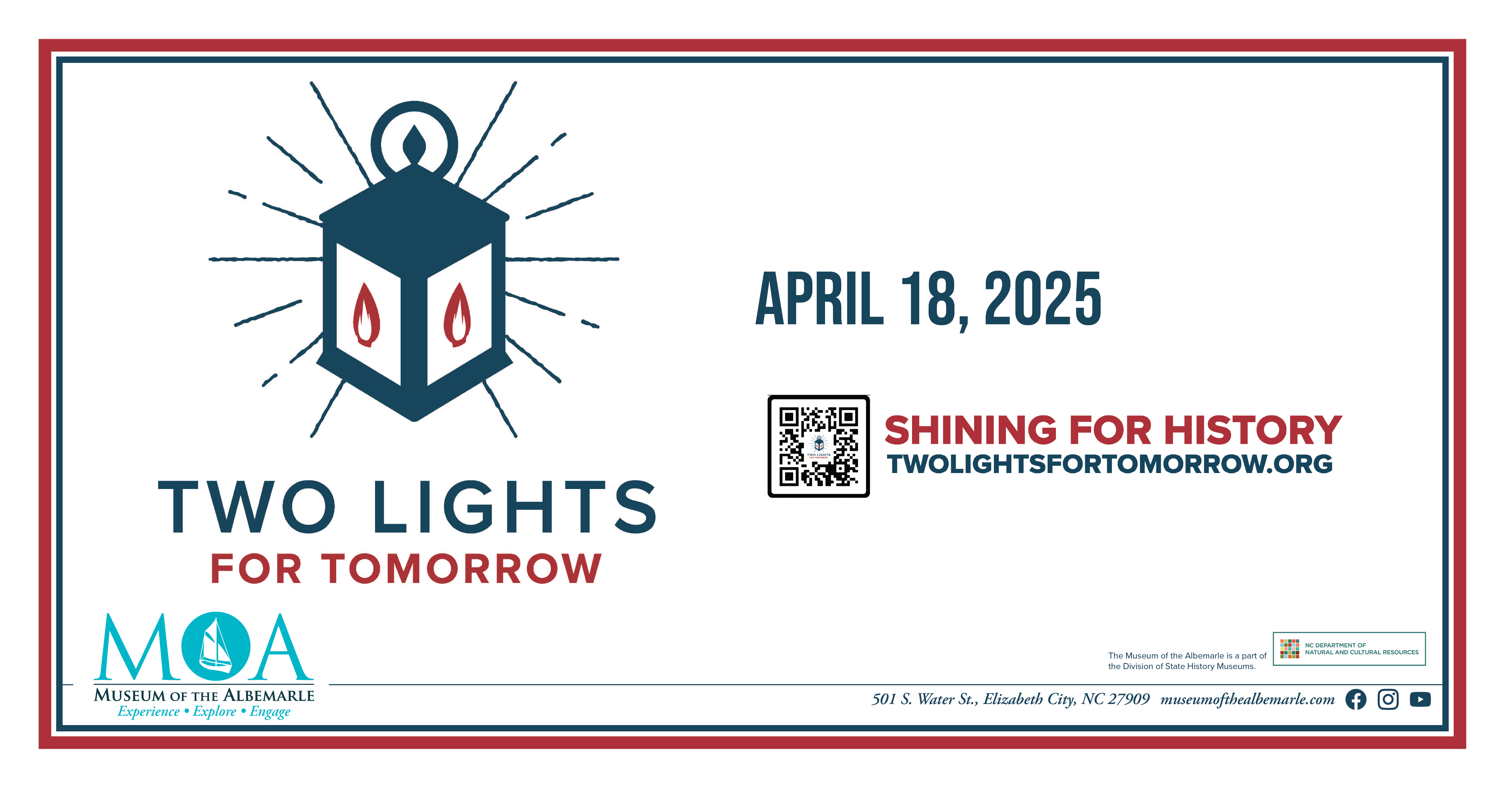 Two Lights for Tomorrow Shining for History