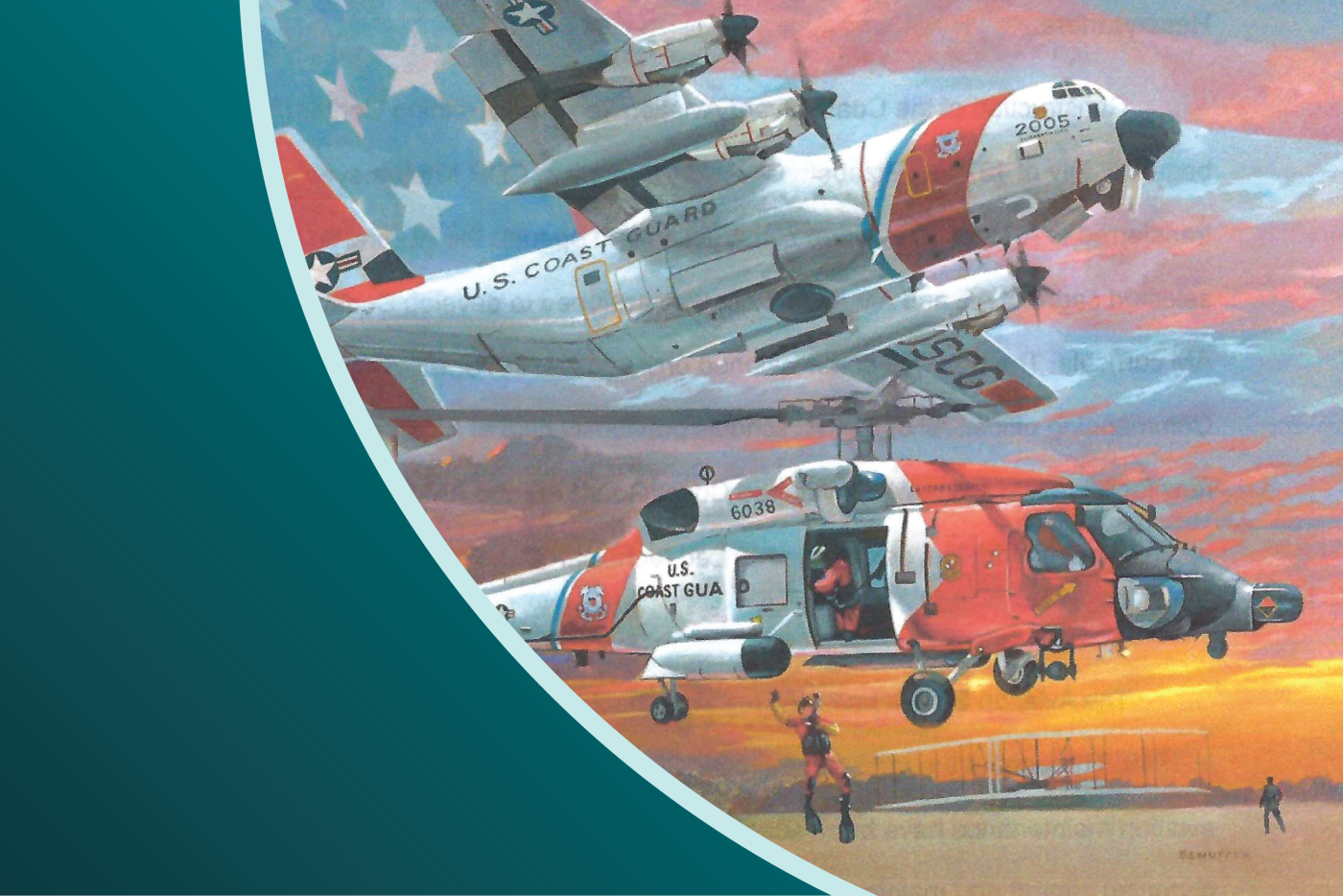 United States Coastguard planes