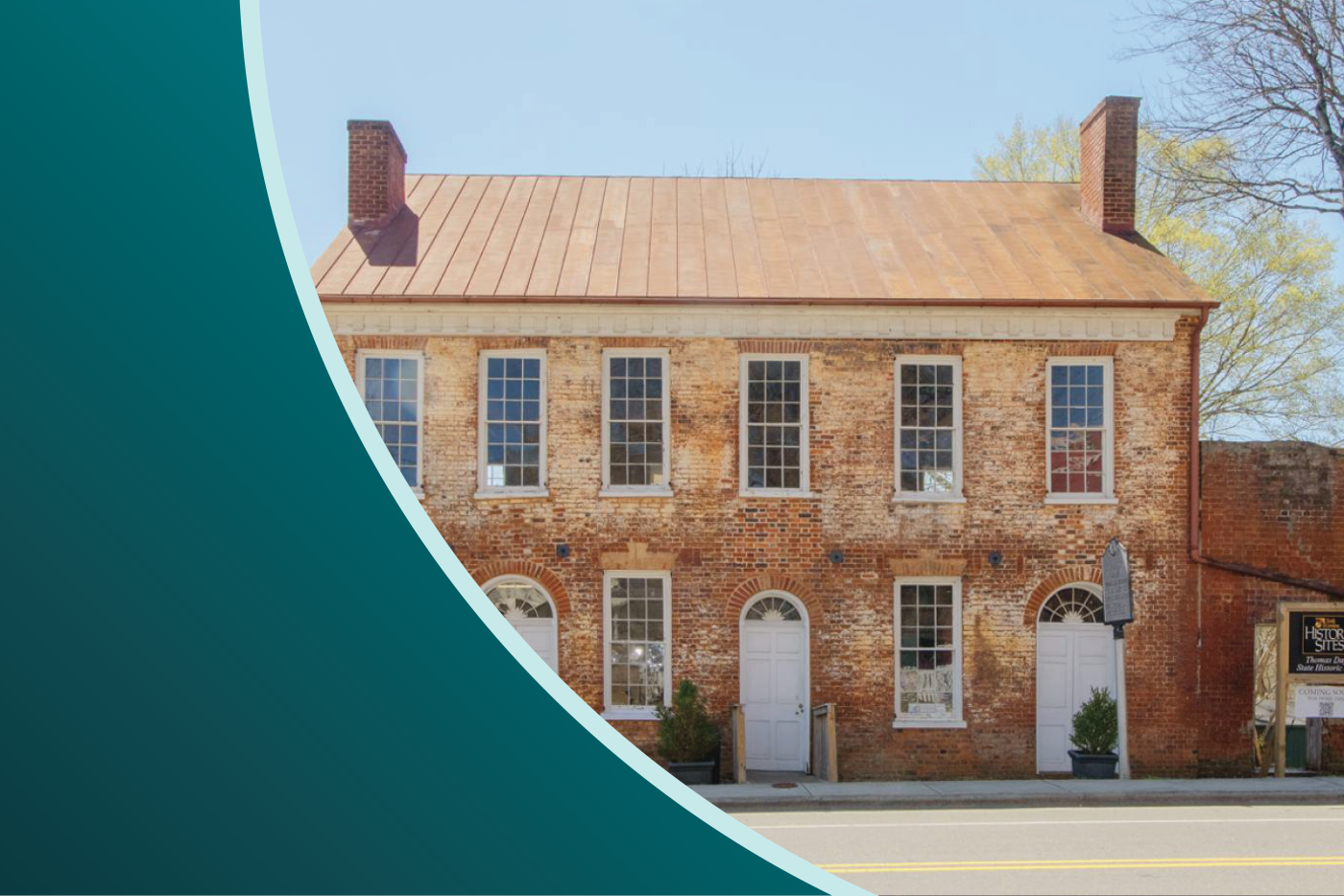 A brick home