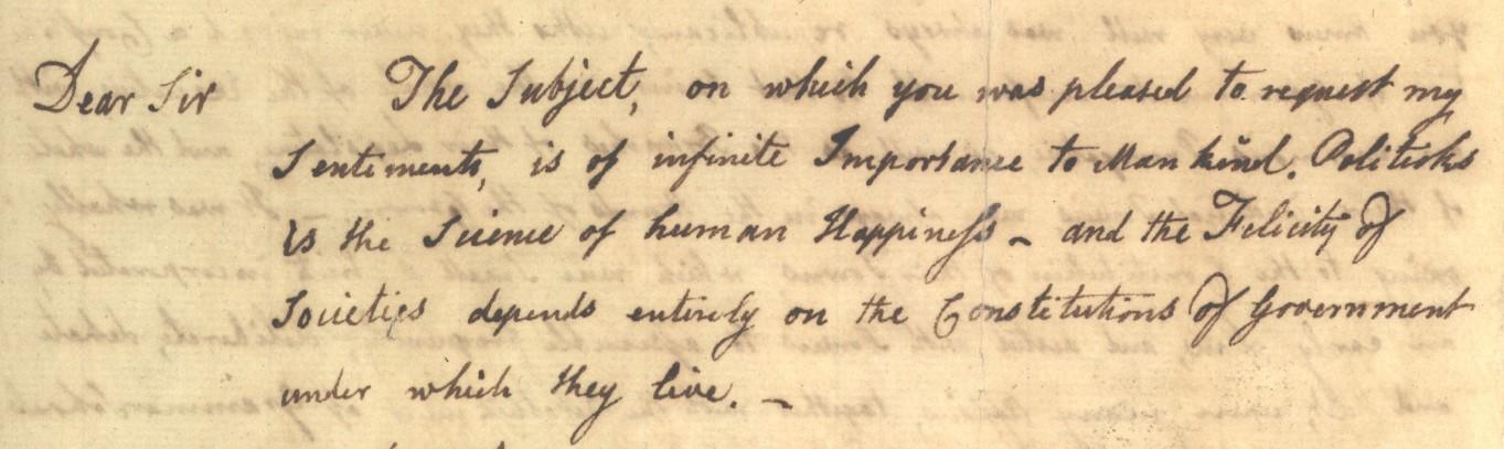 old writing on yellowed paper