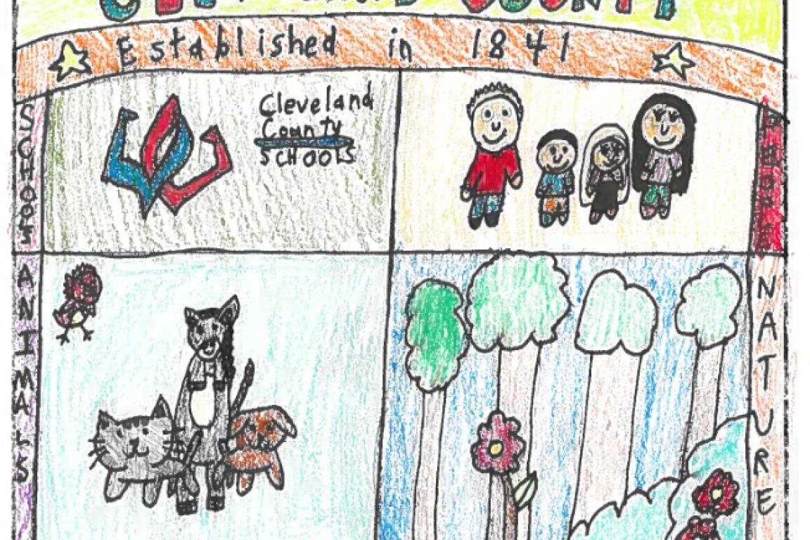 hand drawn flag design