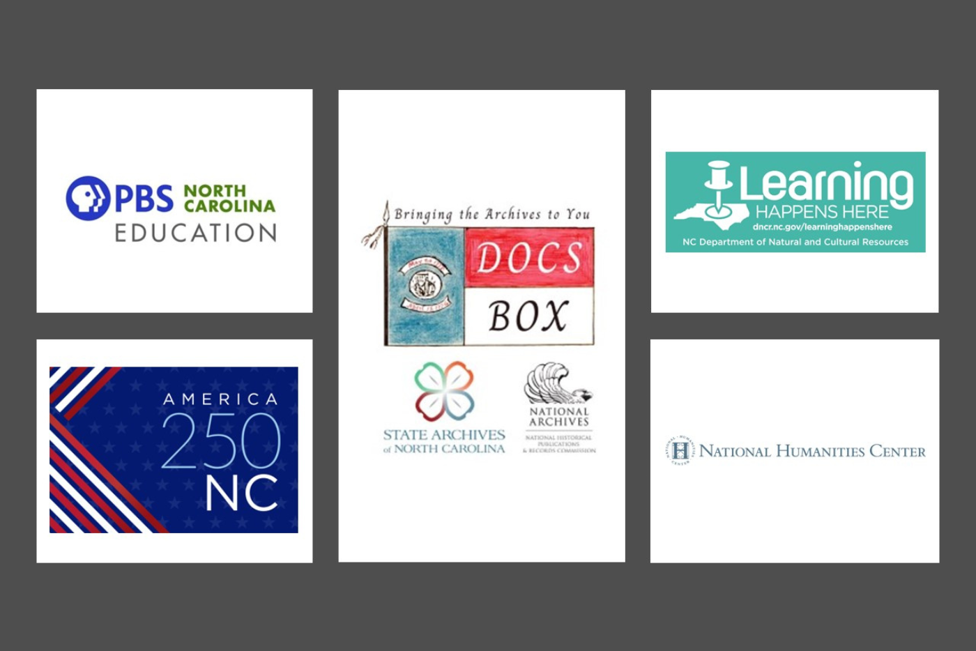 Logos for various organization.