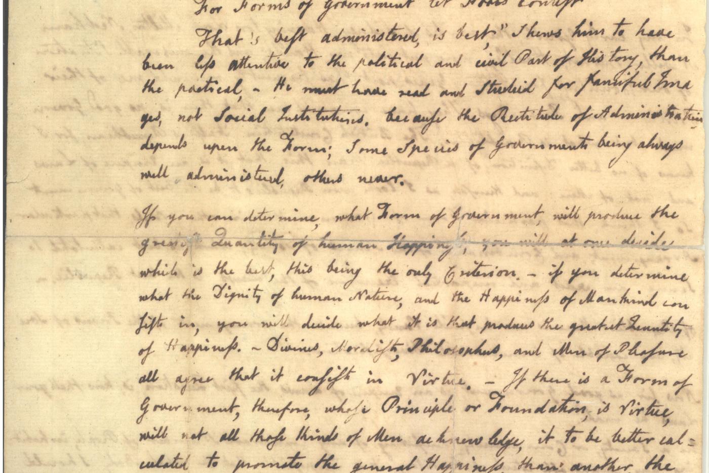 Documenting 250 with the State Archives: John Adams and the State