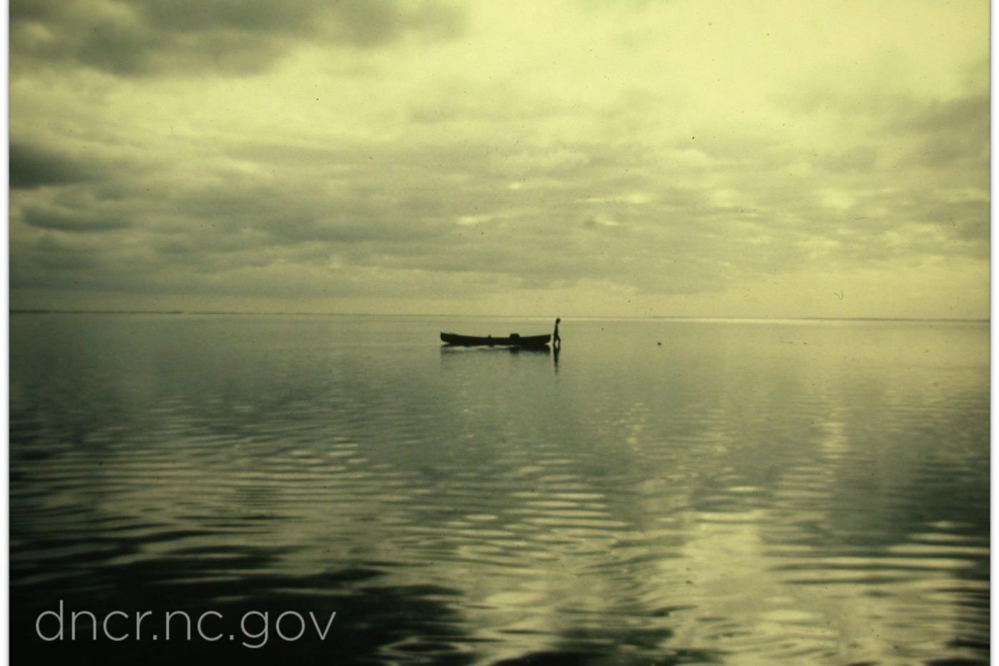 lake in low light