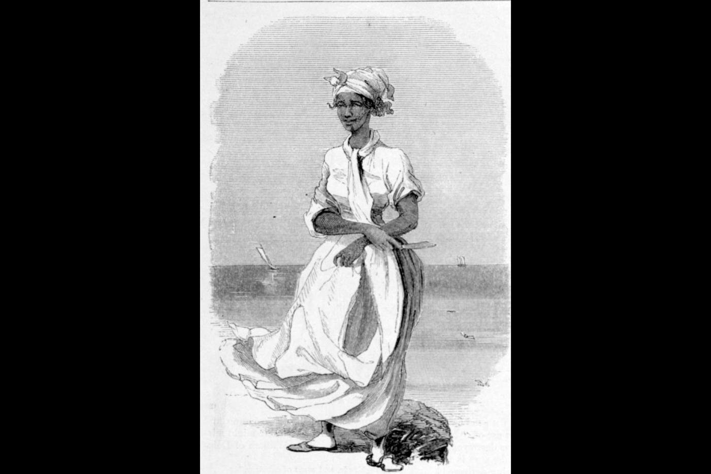 “Betsy Sweat,” Harpers Weekly, March 1857, p. 443, OP.205, State Archives of N.C.