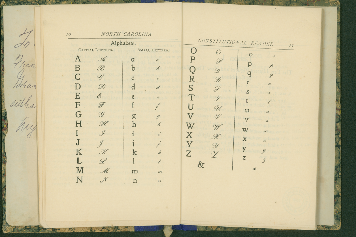 old papers with letters and numbers