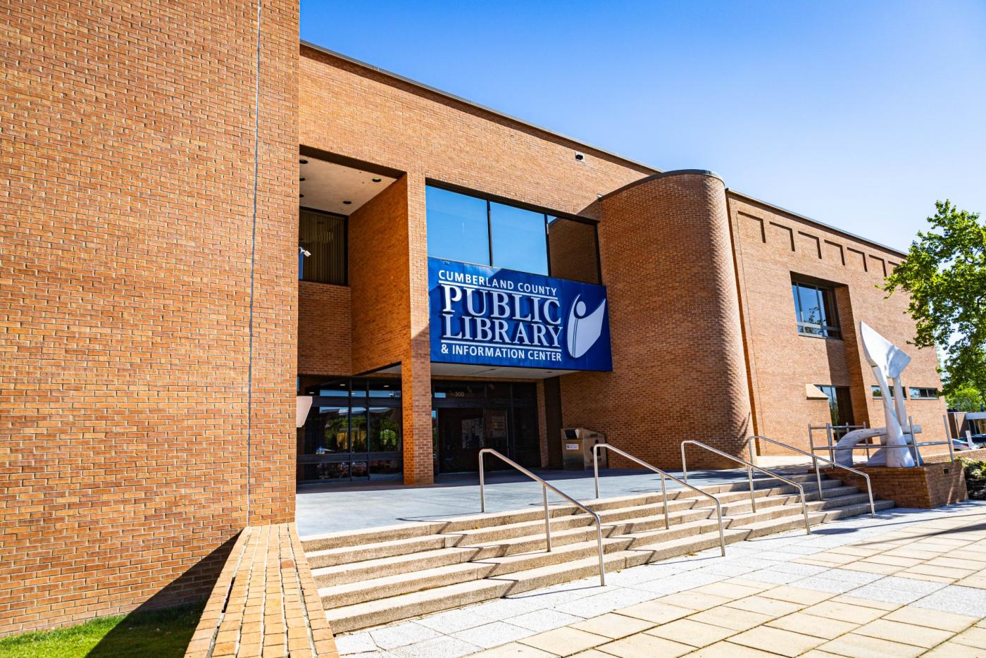 Outside of brick building