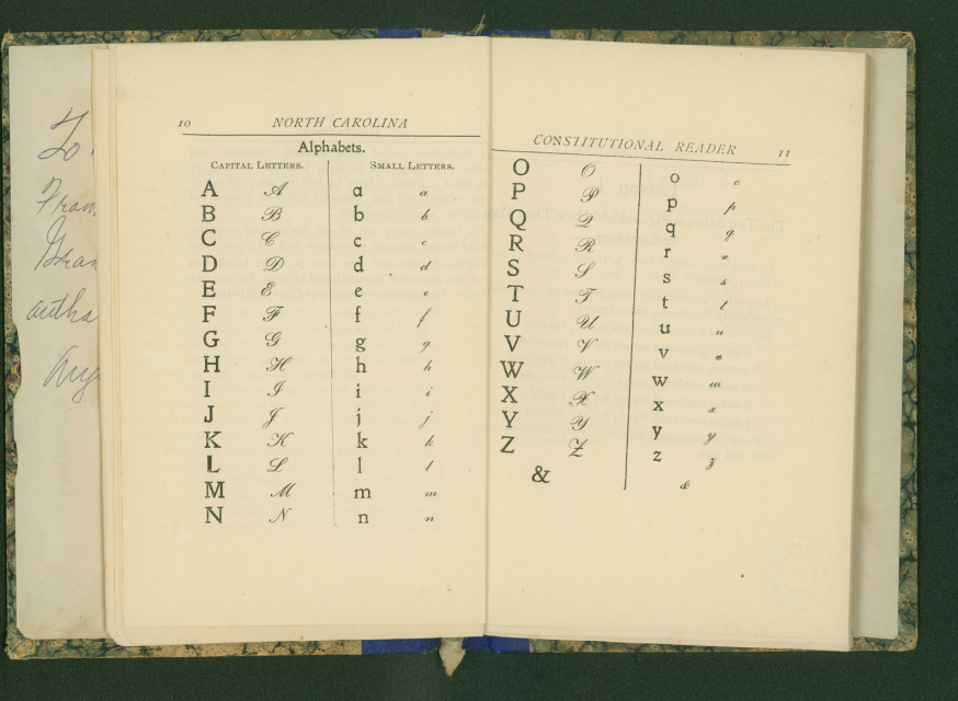 old papers with letters and numbers