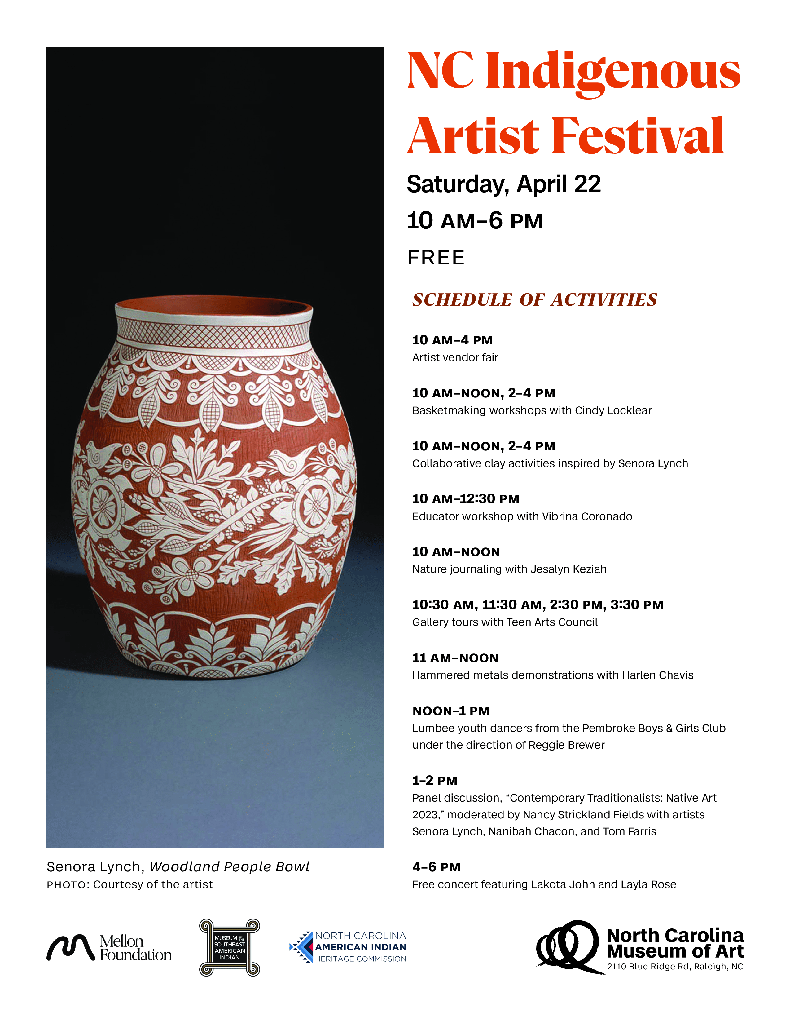 NC Indigenous Artist Festival American Indian Heritage Commission