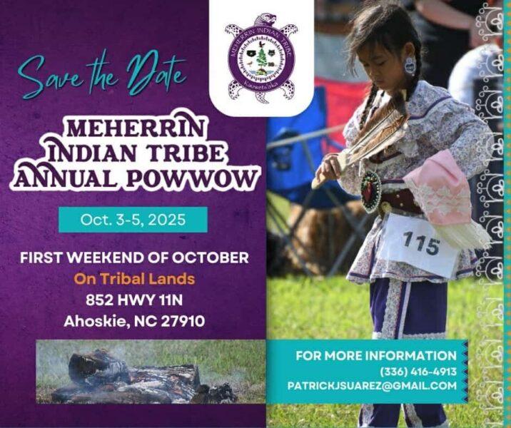 Meherrin Indian Tribe Annual Powwow flyer