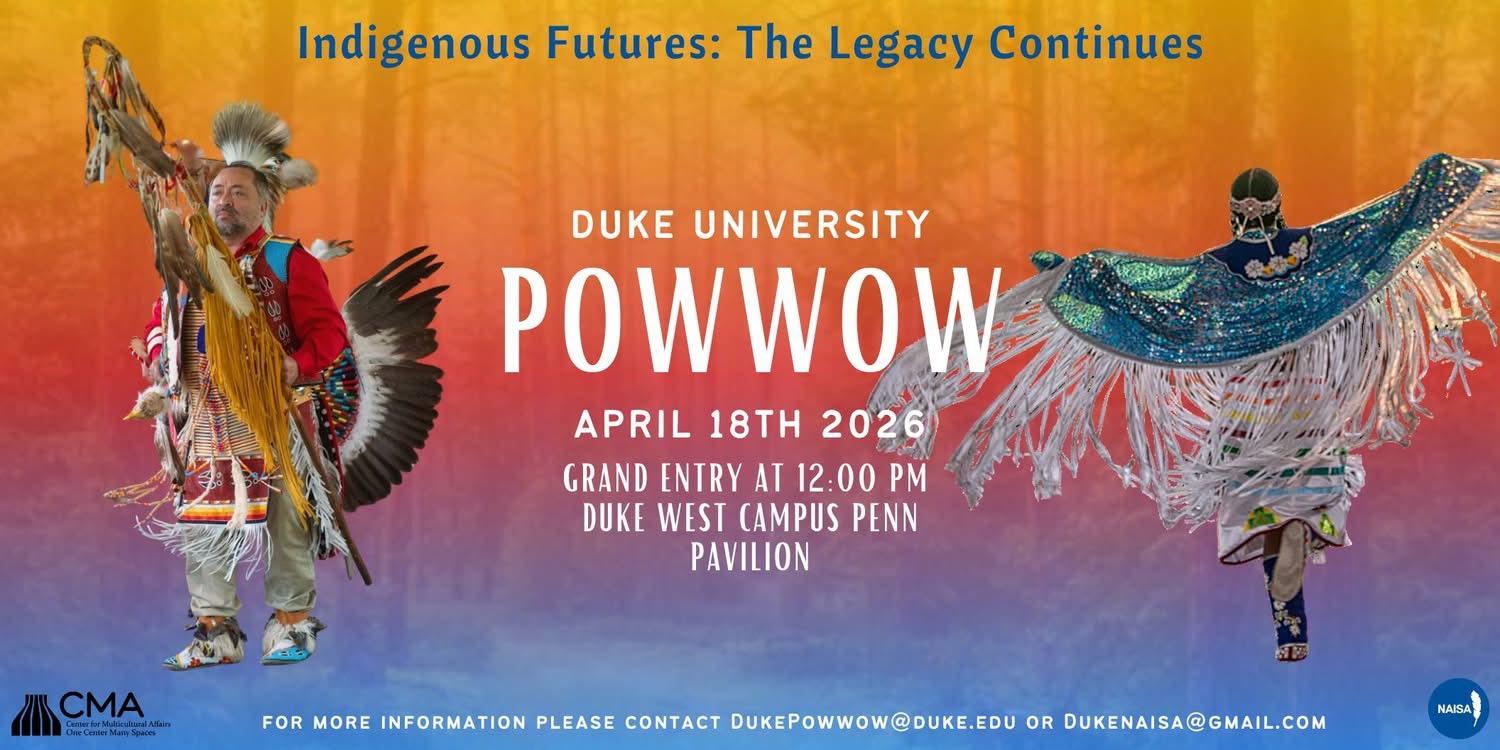 Duke University powwow flyer