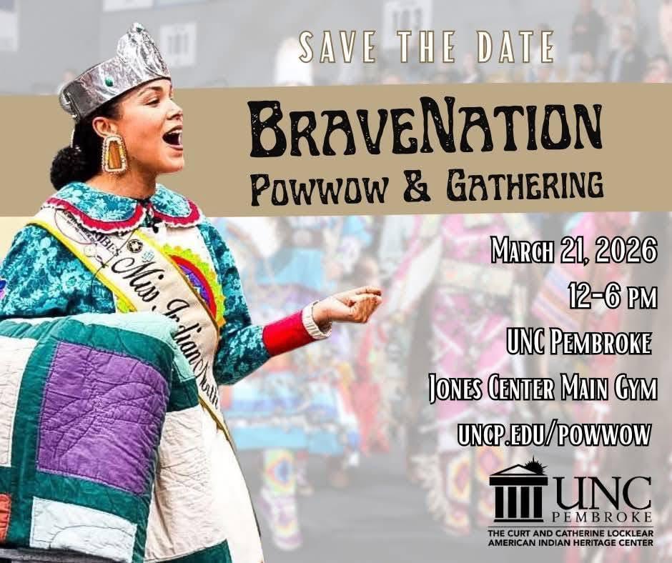 BraveNation/UNCP powwow flyer