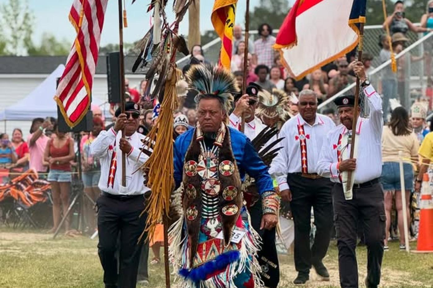 Grand Entry at Haliwa-Saponi Powwow