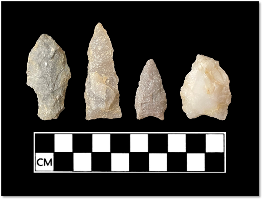 Selection of pre-contact projectile points