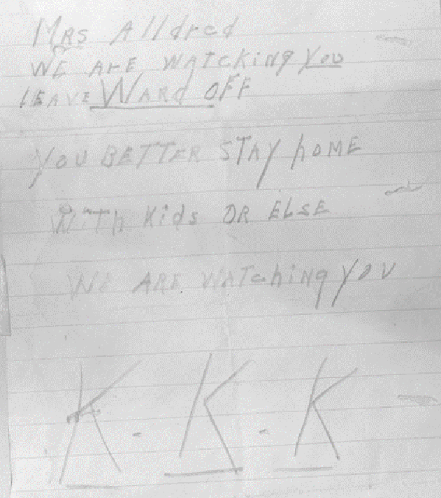 Ku Klux Klan note