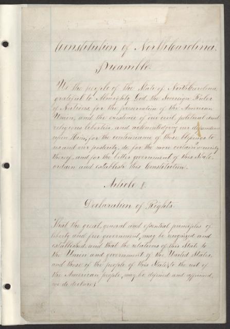 a portion of the state constitution from 1868