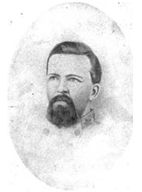 oval portrait of a man