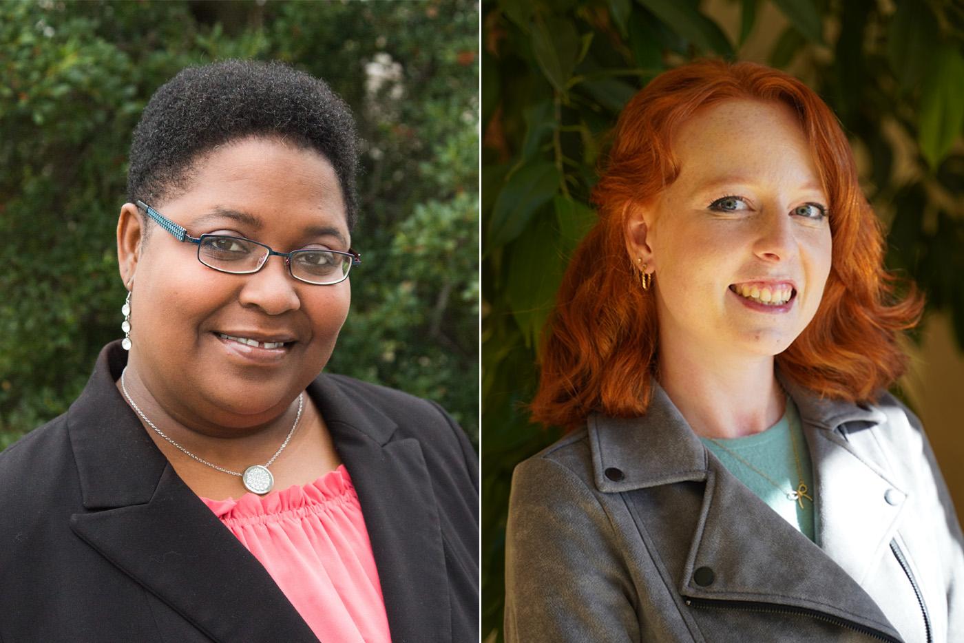 Grant office staff, Tanya McGuire (left) and Mariah Harris (right)