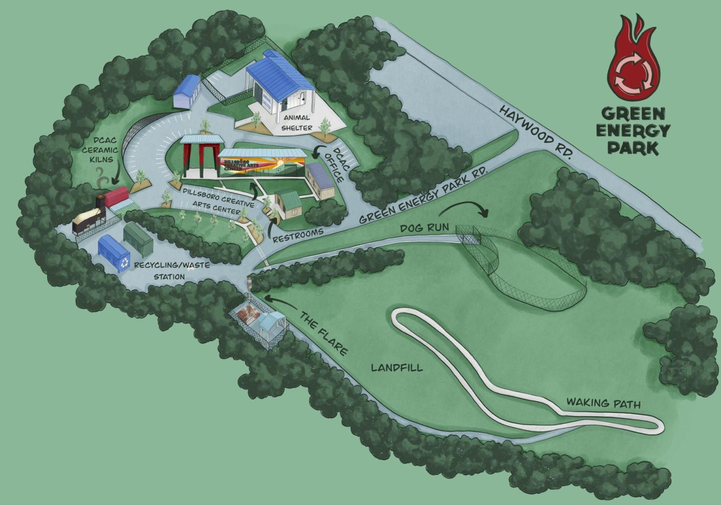 JCGEP Map. Artwork by Amanda Messick, courtesy of JCGEP/DCAC