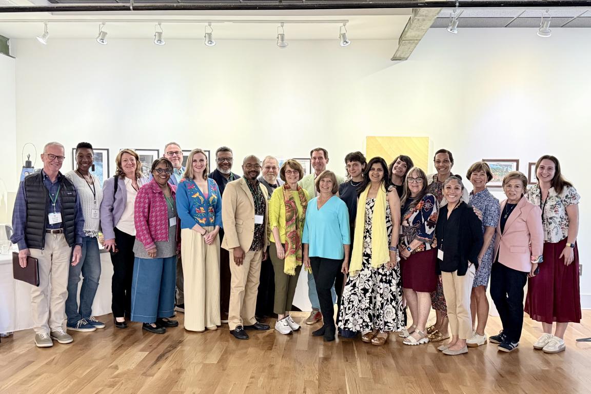 Staff and board members at the 2026 NCAC Spring board meeting in Spruce Pine