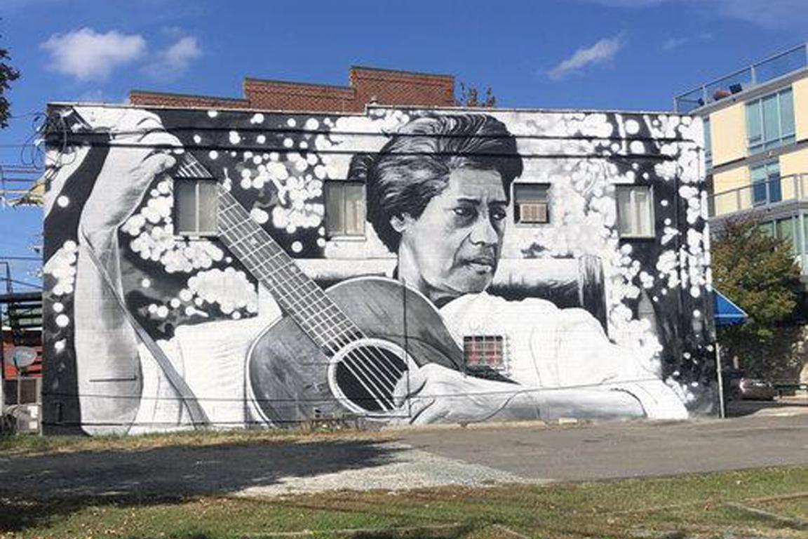 Elizabeth Cotten mural by Scott Nurkin