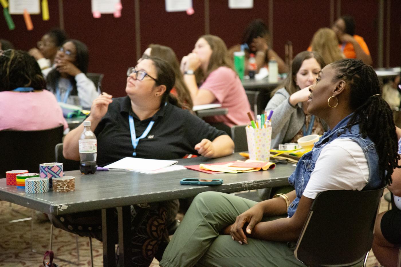 Teachers at the A+ summer conference