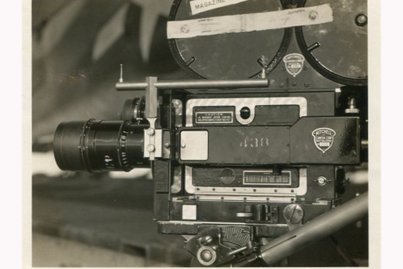 old time movie camera