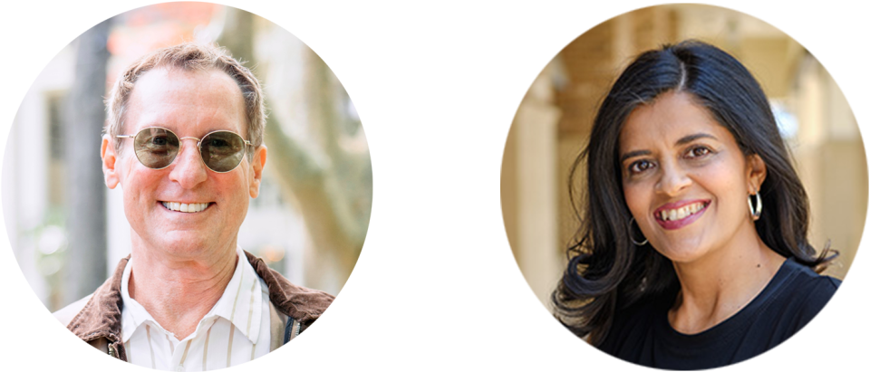 Stephen Hill and Sejal Mehta