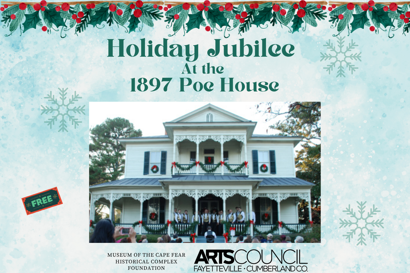 Event poster, details in caption.