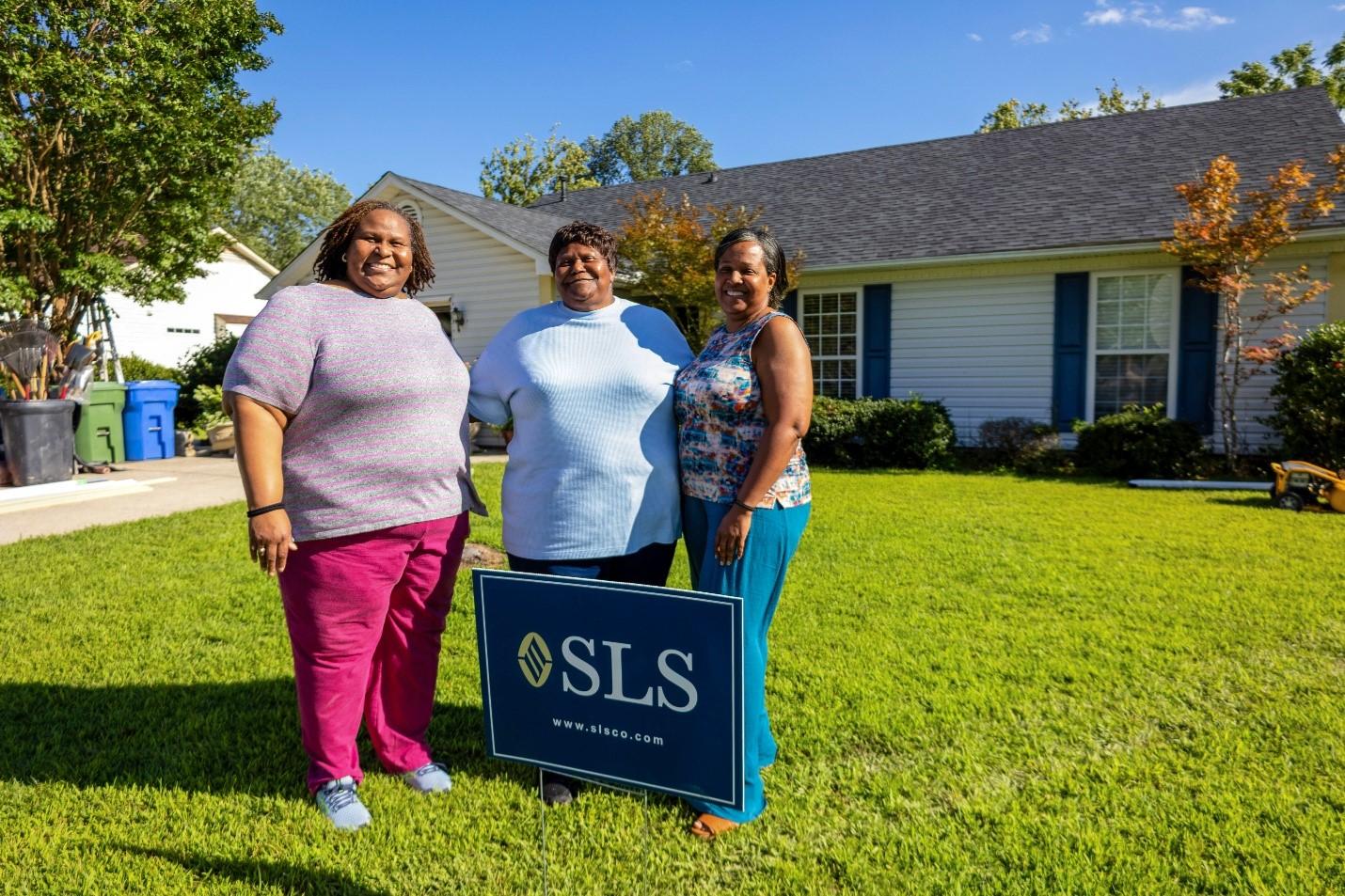 Family whose home has been rebuilt
