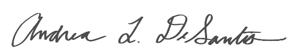 Signature of Andrea L. DeSantis