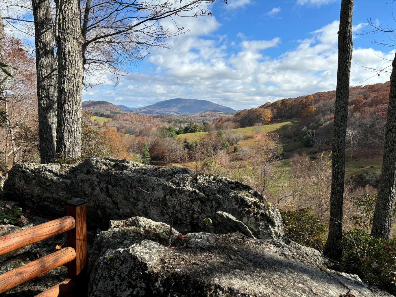 Scenic mountain landscape