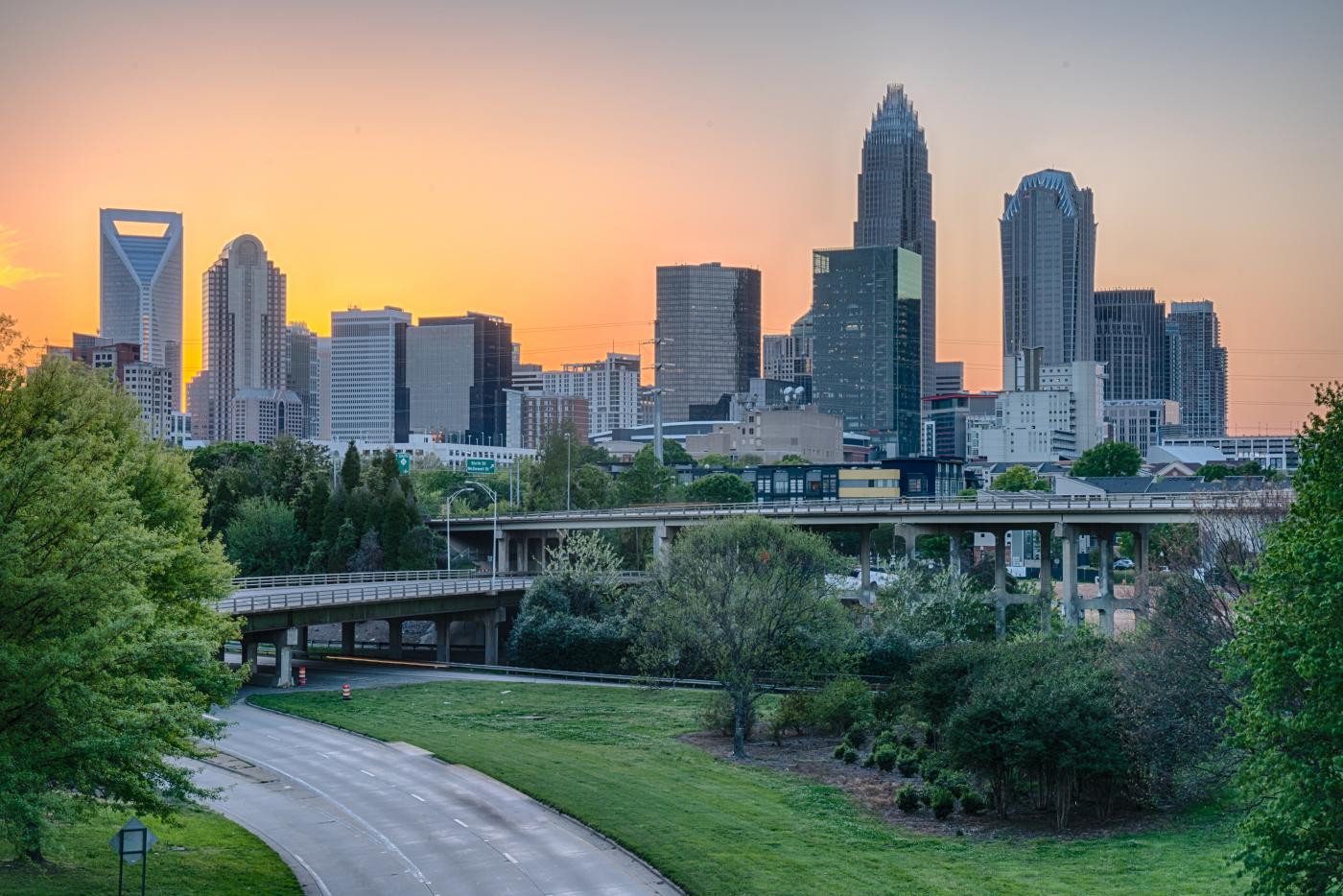 charlotte city skyline