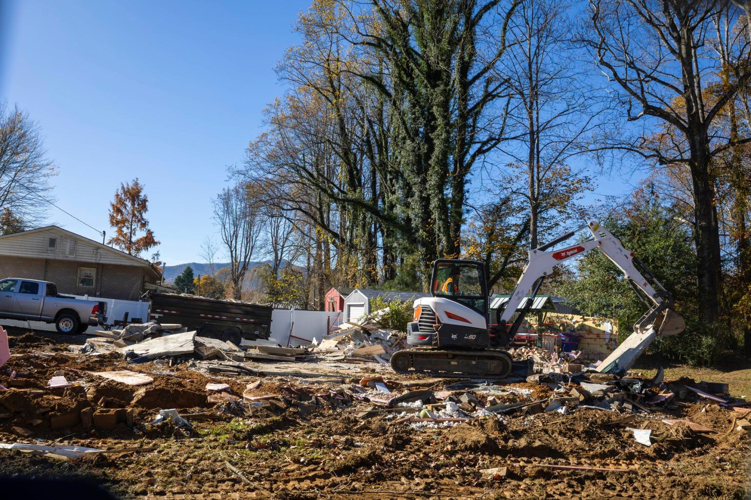 Demolition in Black Mountain