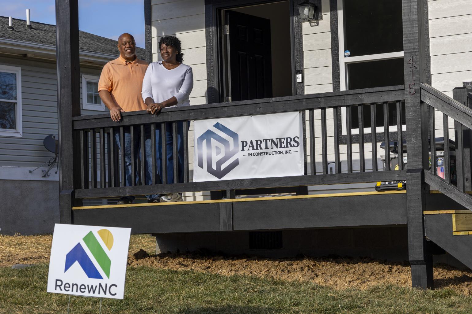 The Marvels on the front porch