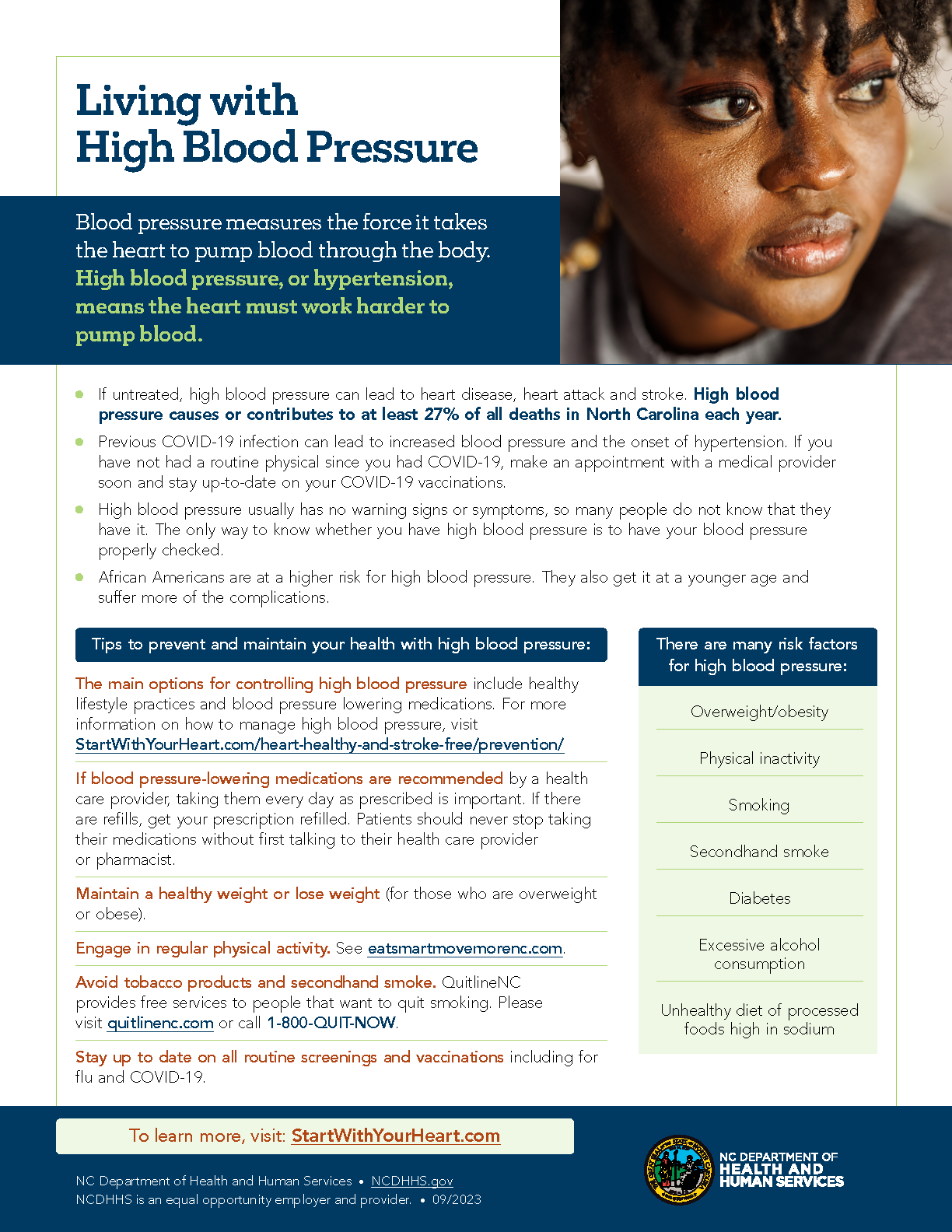 Materials about COVID19 and Chronic Disease NC COVID19