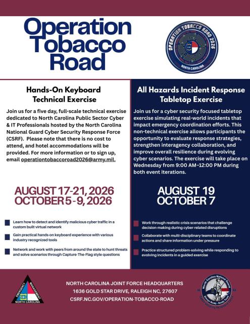 OTR and TTX Flyer