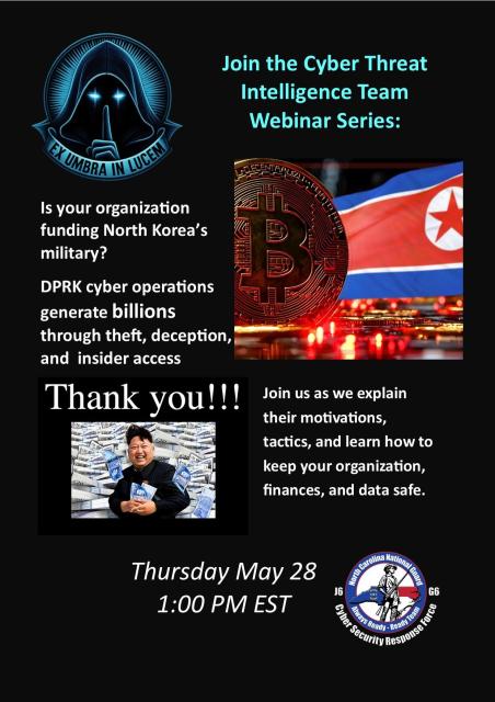 DPRK Cyber Operations Flyer