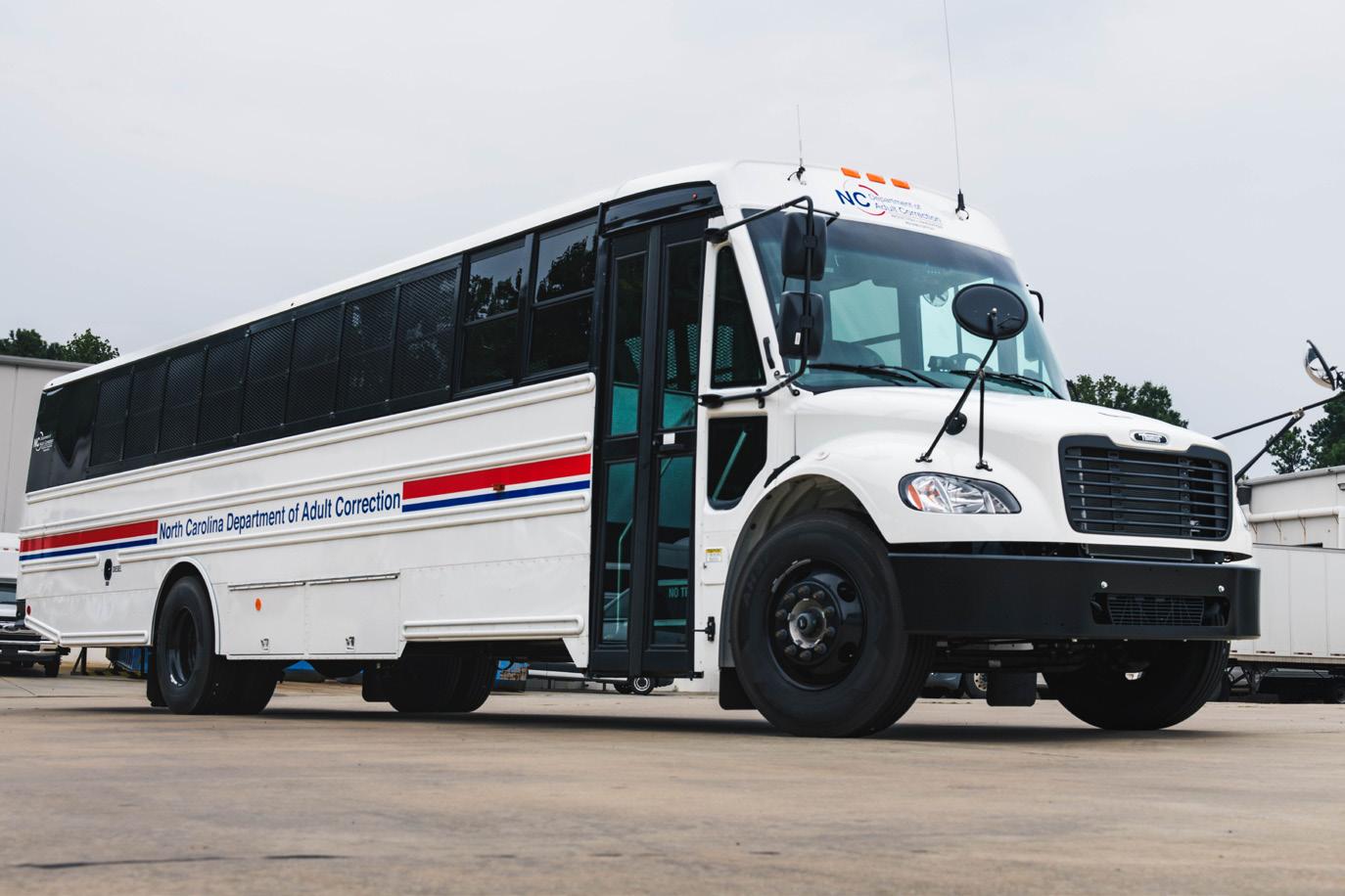 Low emission diesel transport bus