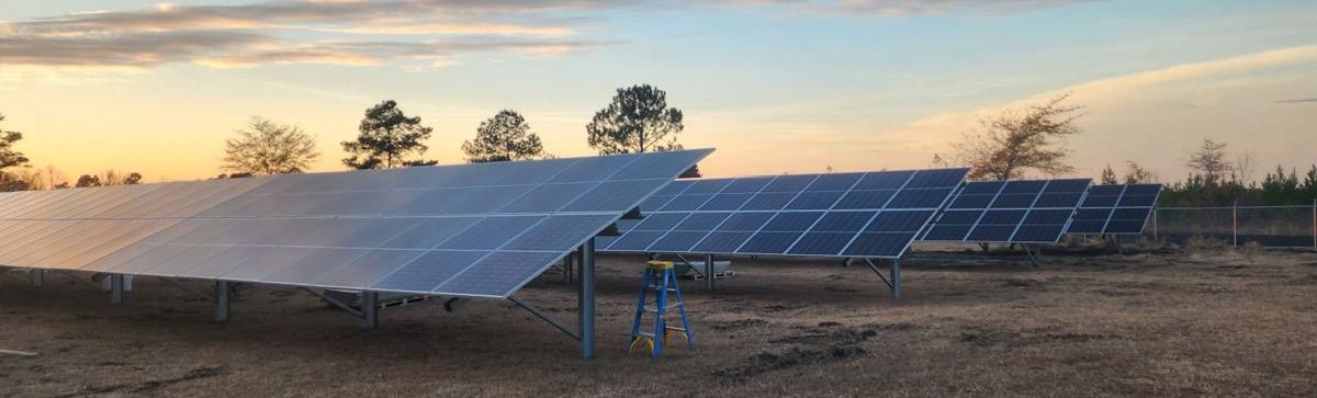 Solar energy farm at Tabor Correctional Institution