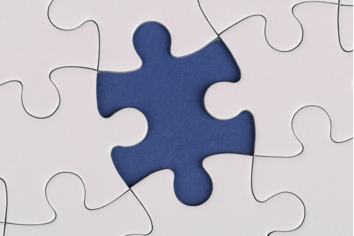 puzzle with piece missing